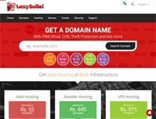 Tablet Screenshot of lazybulls.com